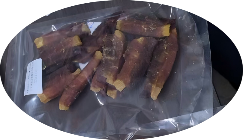 Duck Strip with Double Color Sweet Potato